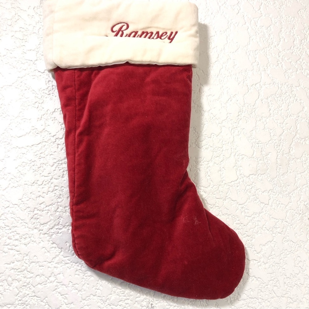 Pottery Barn Personalized Christmas Stocking